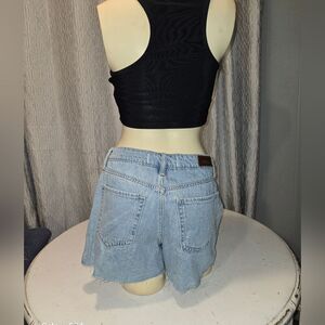 Blue Jean Shorts High-Waisted Vintage Fit Hollister Size 9 waist 29 NWT